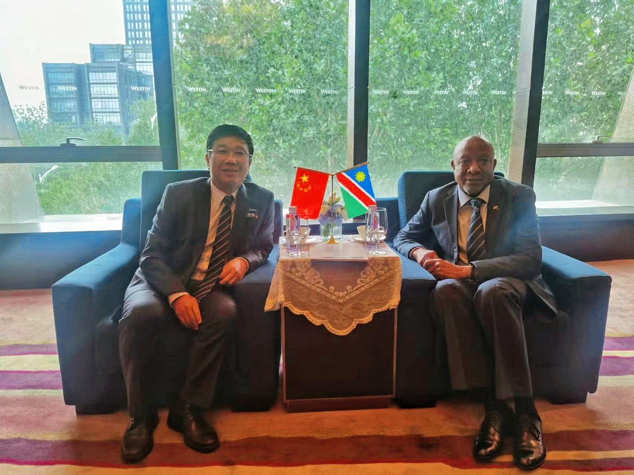 中非合作论坛期间威廉体育 董事长王平卫拜会三国总统